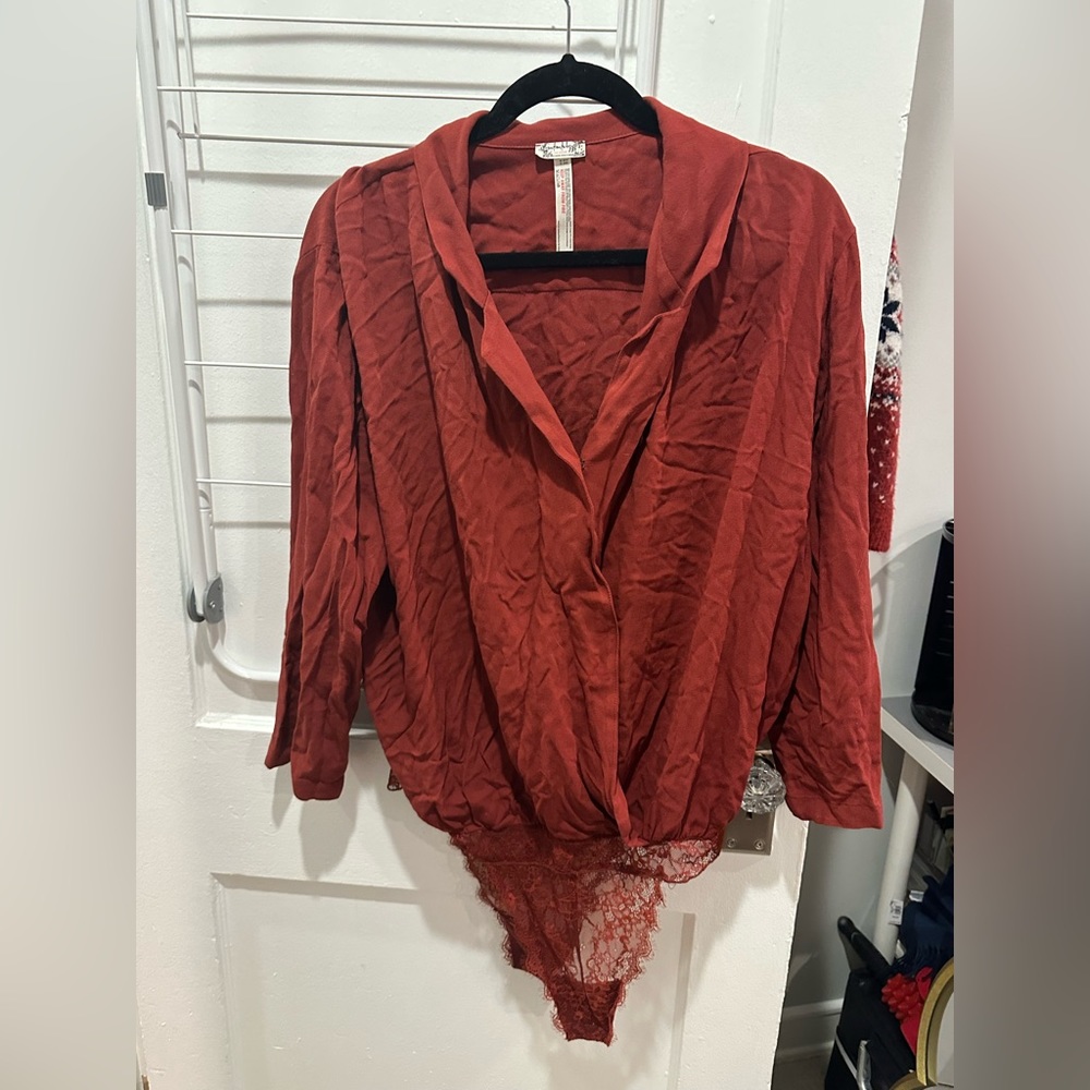Free People Body Suit blouse
